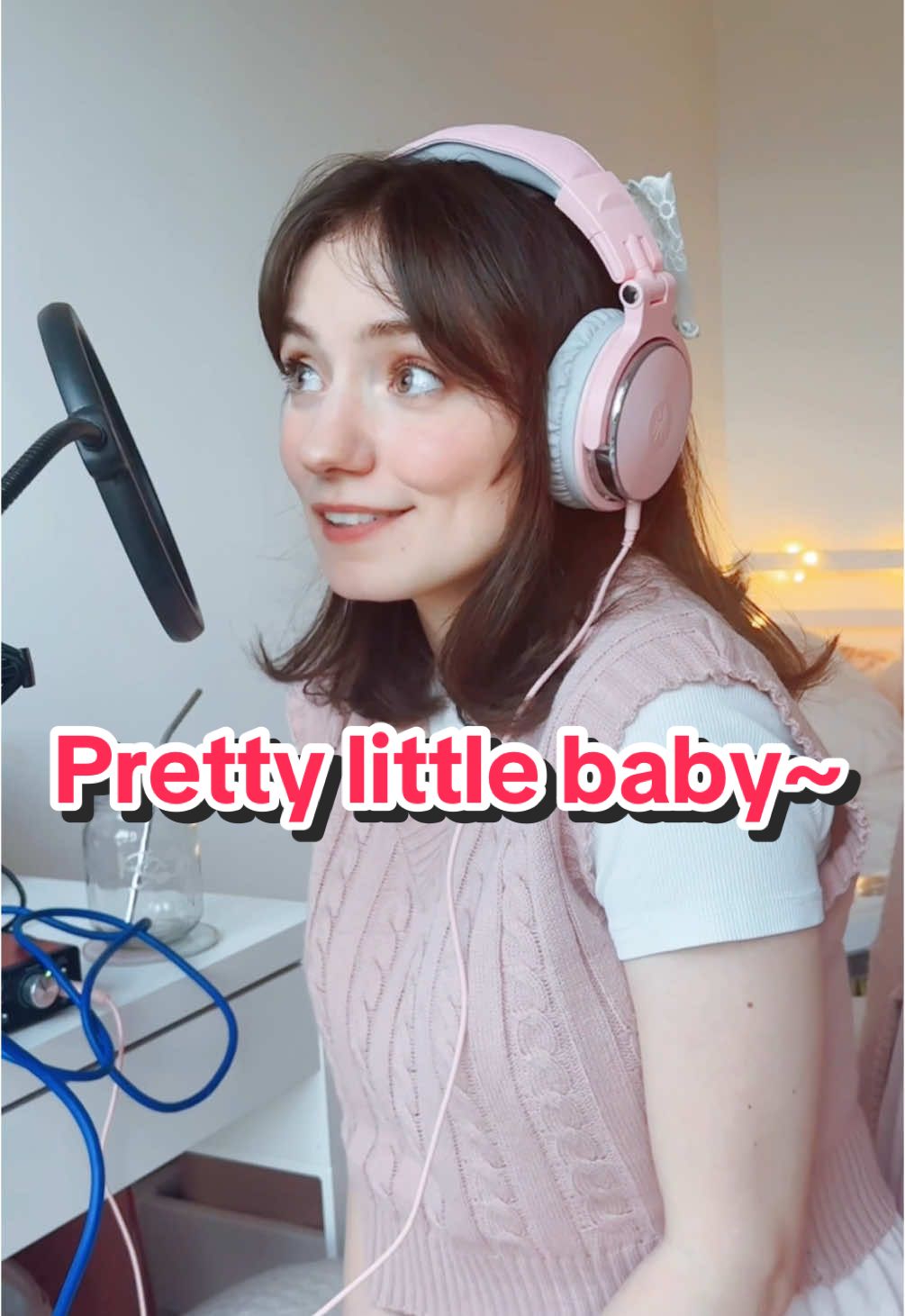 Terrorising my flatmates with this one lol #prettylittlebaby ##singing##retro