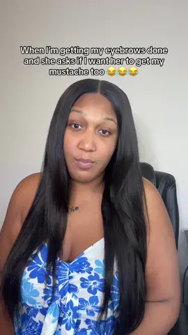 Gone thread that too 😂😂😂😂 #eyebrowthreading #womanproblems #beauty #fyp #hairgrowth 
