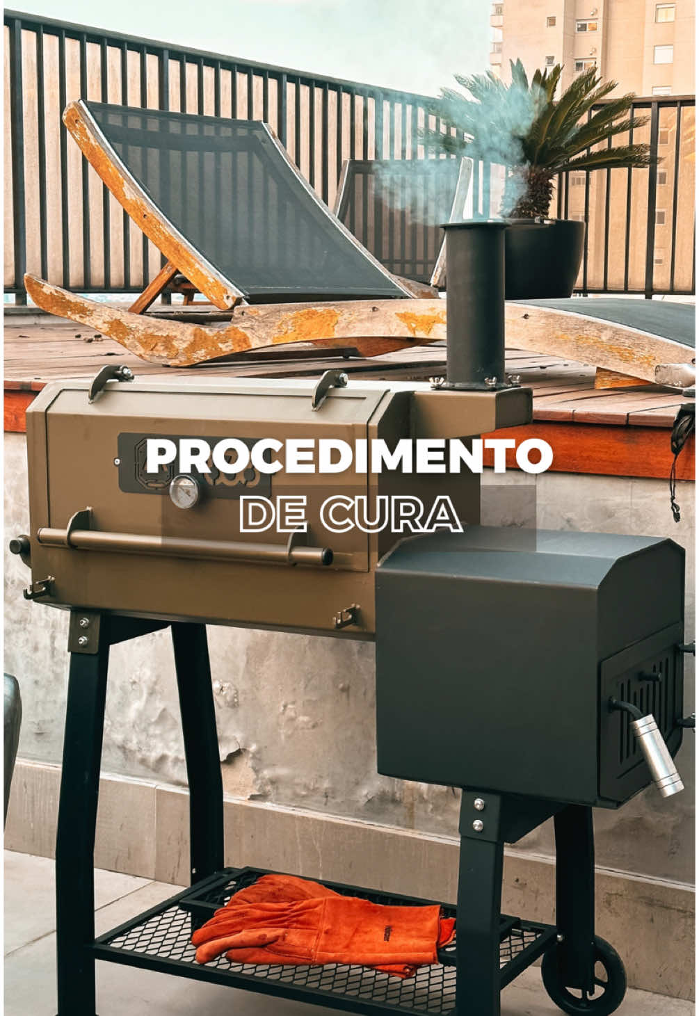 NOVO DEFUMADOR! Mas calma 🖐🏼 #cura #churrasco #bbq #tutorial 