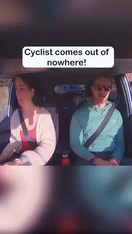 Did the bike want to crash?  . . . #driving #lessons #bike #crash #closecall #observations #tips #drivingtips #hampshire #drivinginstructor #cyclist #fyp #foryoupage