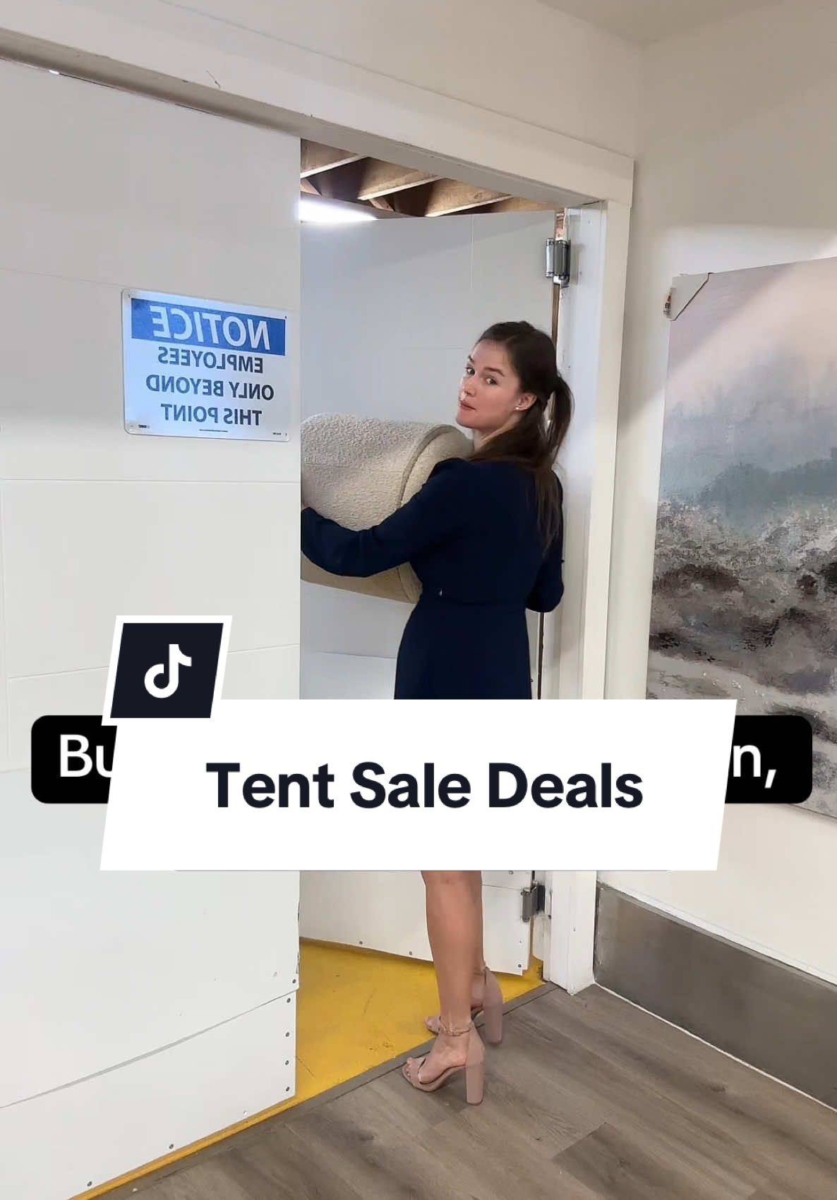 These deals? Practically illegal. Limited quantities. Final markdowns. GO. #FinalCall #ClearanceSteals #TentSale #saleshumor #missfurniture @April | MissFurniture 