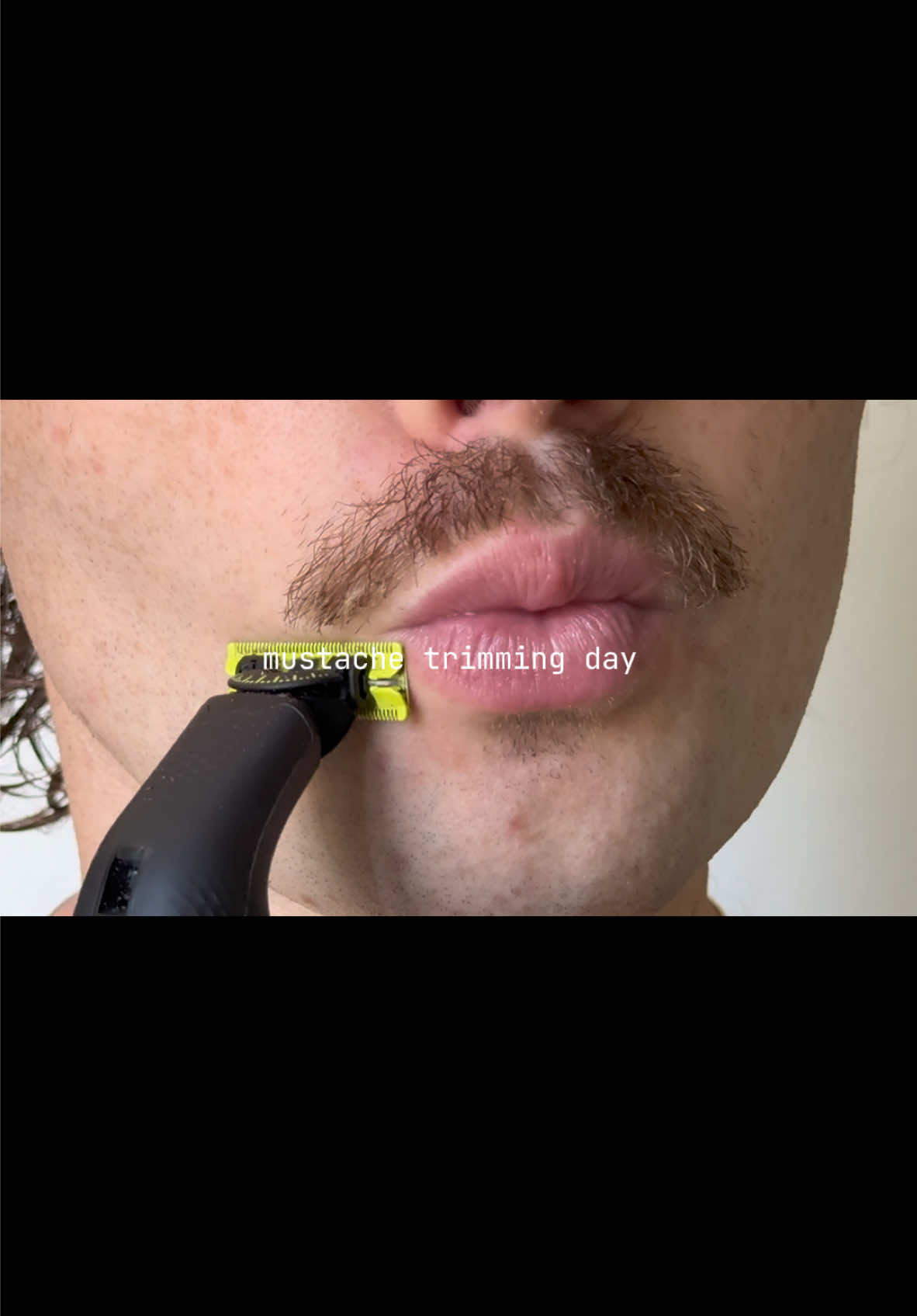 Let me tell ya, the first time doing this was very scary because I simply don’t understand how to use this device. But nonetheless happy with how it turned out and excited to keep mastering how I want it trimmed! #mustache #trimming #facialhair #mensgrooming 