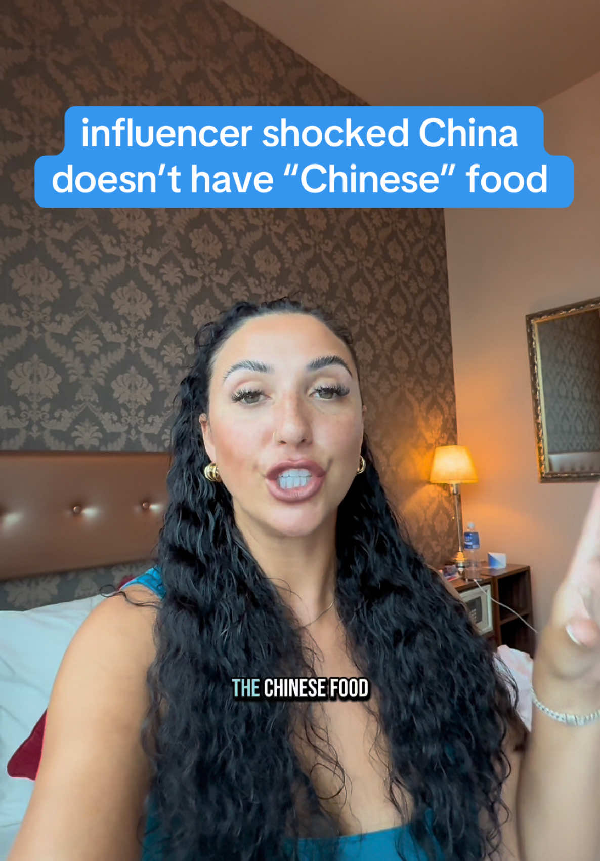 she thought Panda Express started in Shanghai? #foodtiktok #chinesefood #influencer 