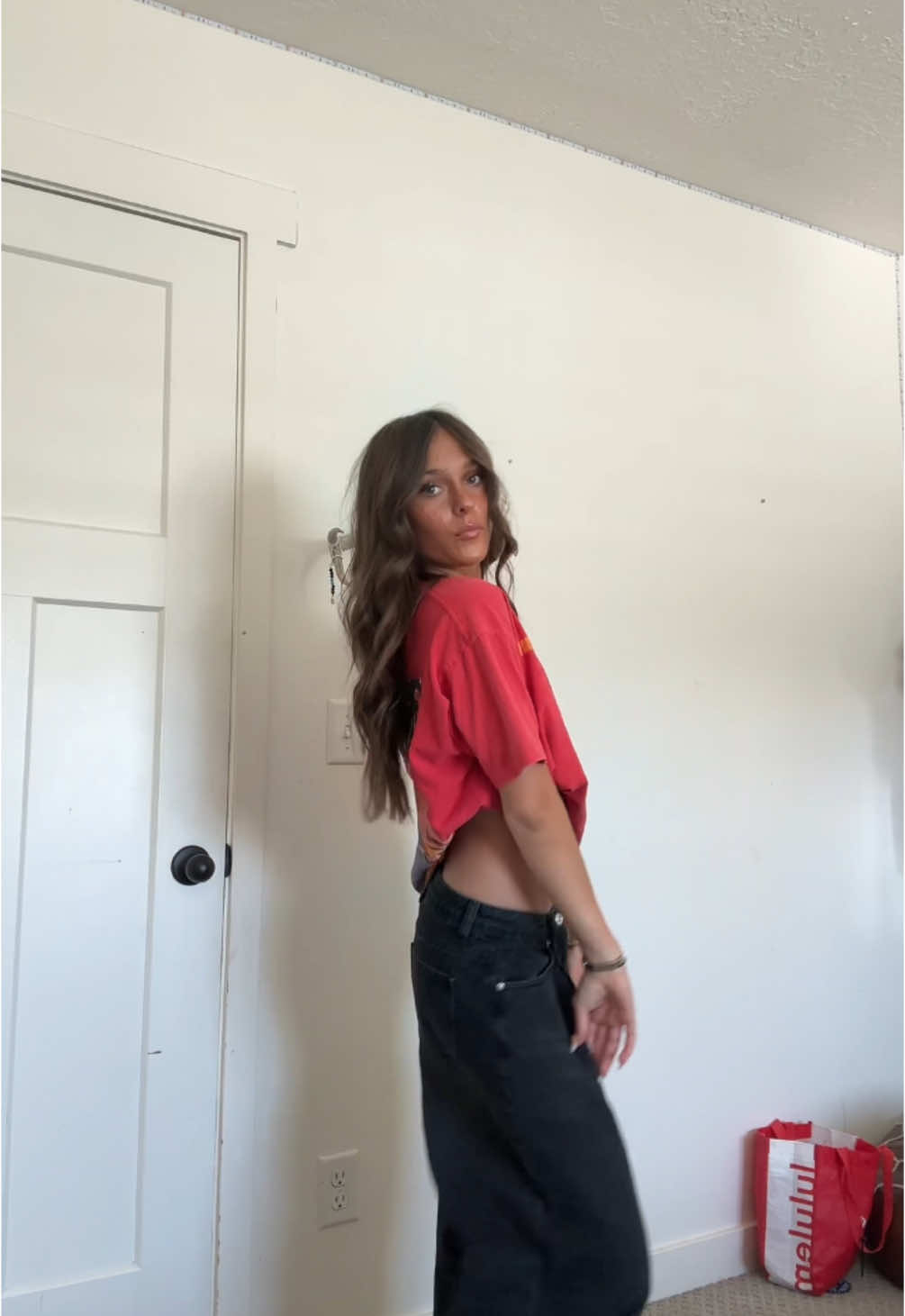 I love red #fyp #OOTD #red #fit #utah #party 