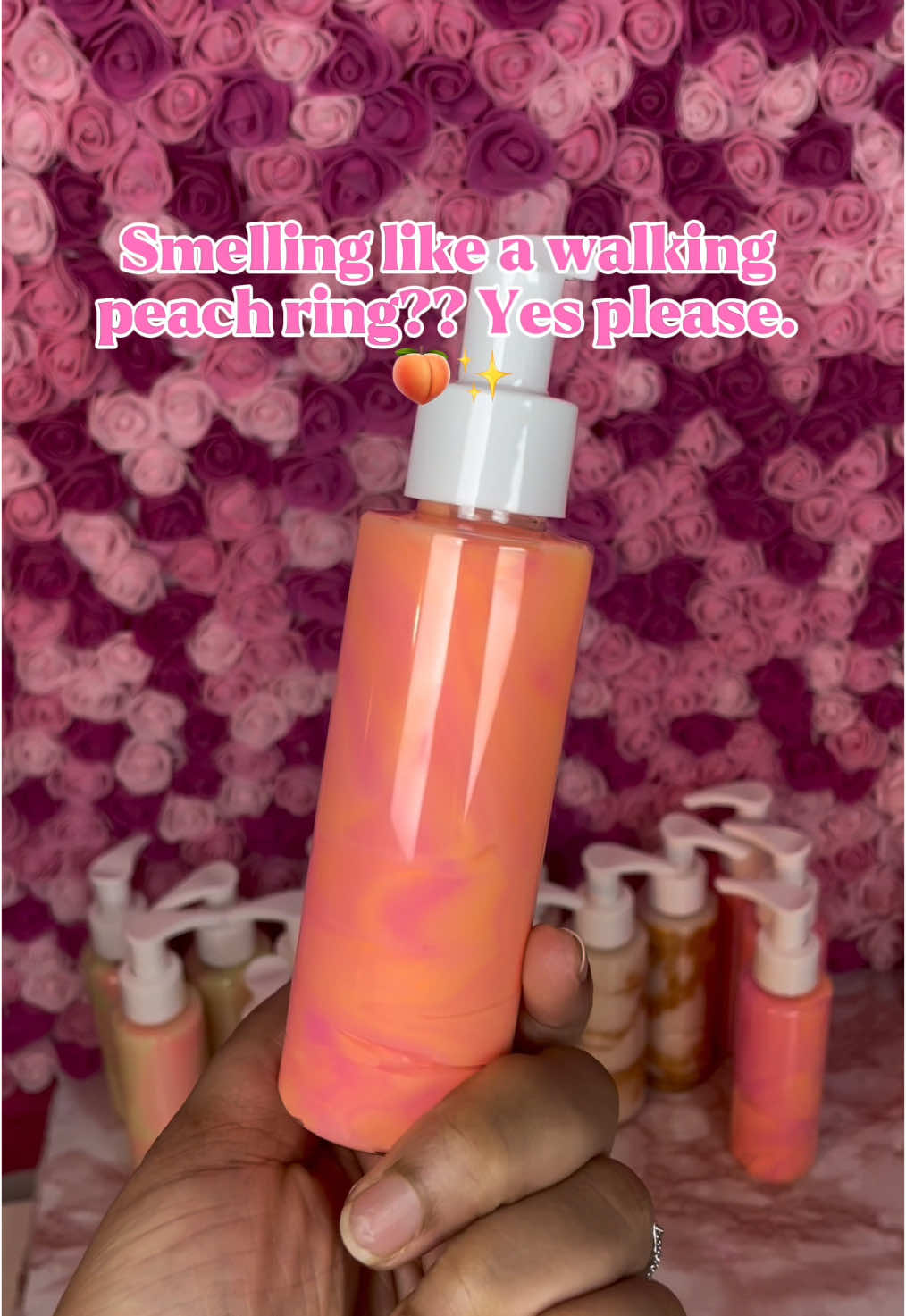 Juicy peach & pink sugar 😋😋