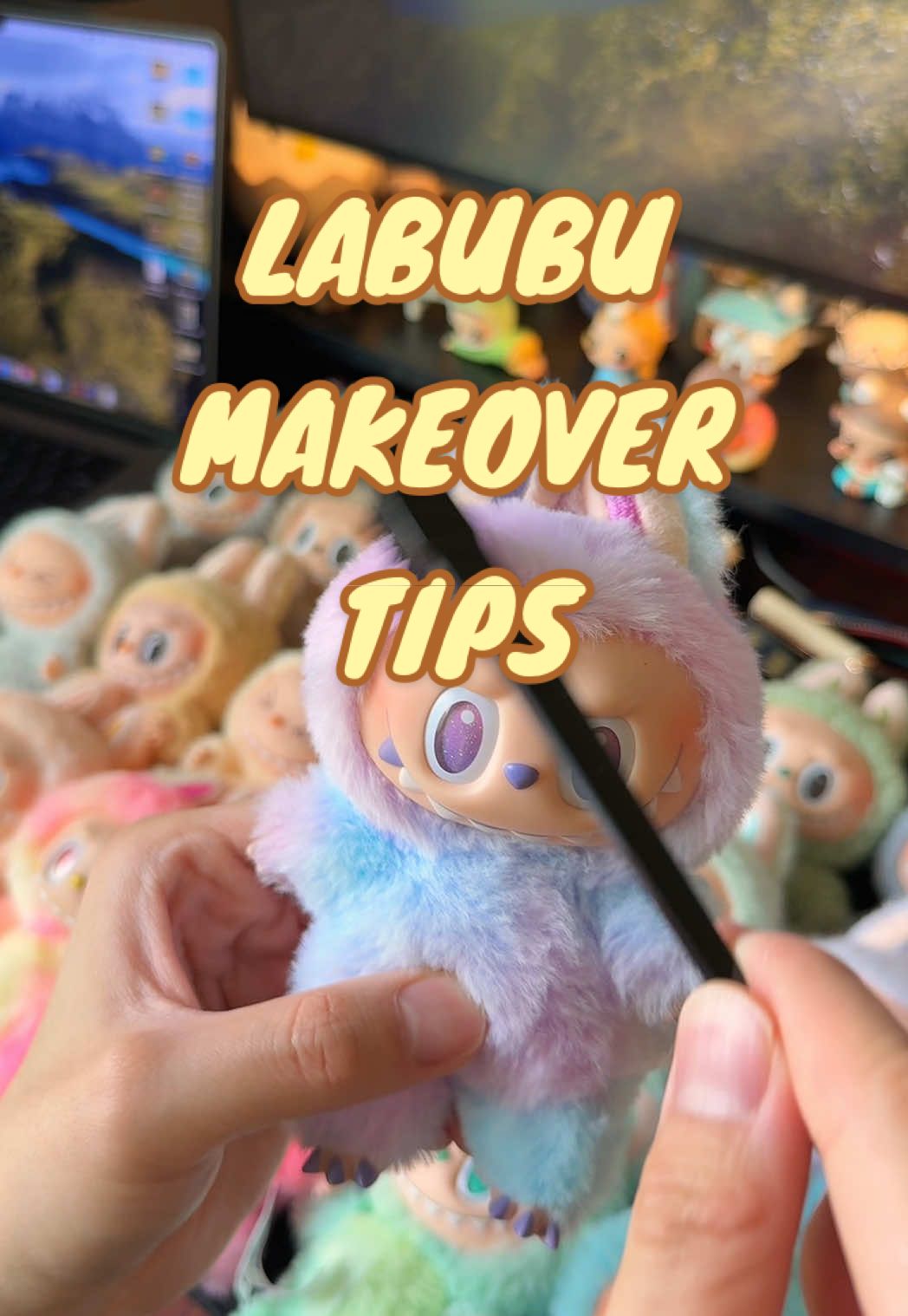 Here to show y’all some tips on how to give your “Big Into Energy” Labubus a slight makeover after fresh out from the box ✌️🤩  Brushing the hairs and using tweezers to free up sewn down hairs really helped make my set look way better than before  #labubuthemonsters #popmart #labubu #labububigintoenergy #tips #makeover #fyp @POP MART US 