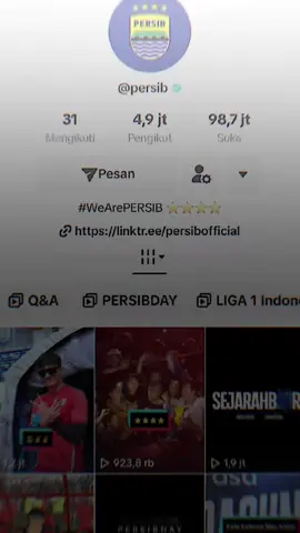 kamu pp persib? aku follow 🔥🥶💙🐯⭐️⭐️⭐️⭐️ #komentatorbola #bobotoh #WeArePERSIB #PERSIB #persibbandung #pppersib #bandungpride #tirizz🥶 #4u #fyp #bismillahfyp 