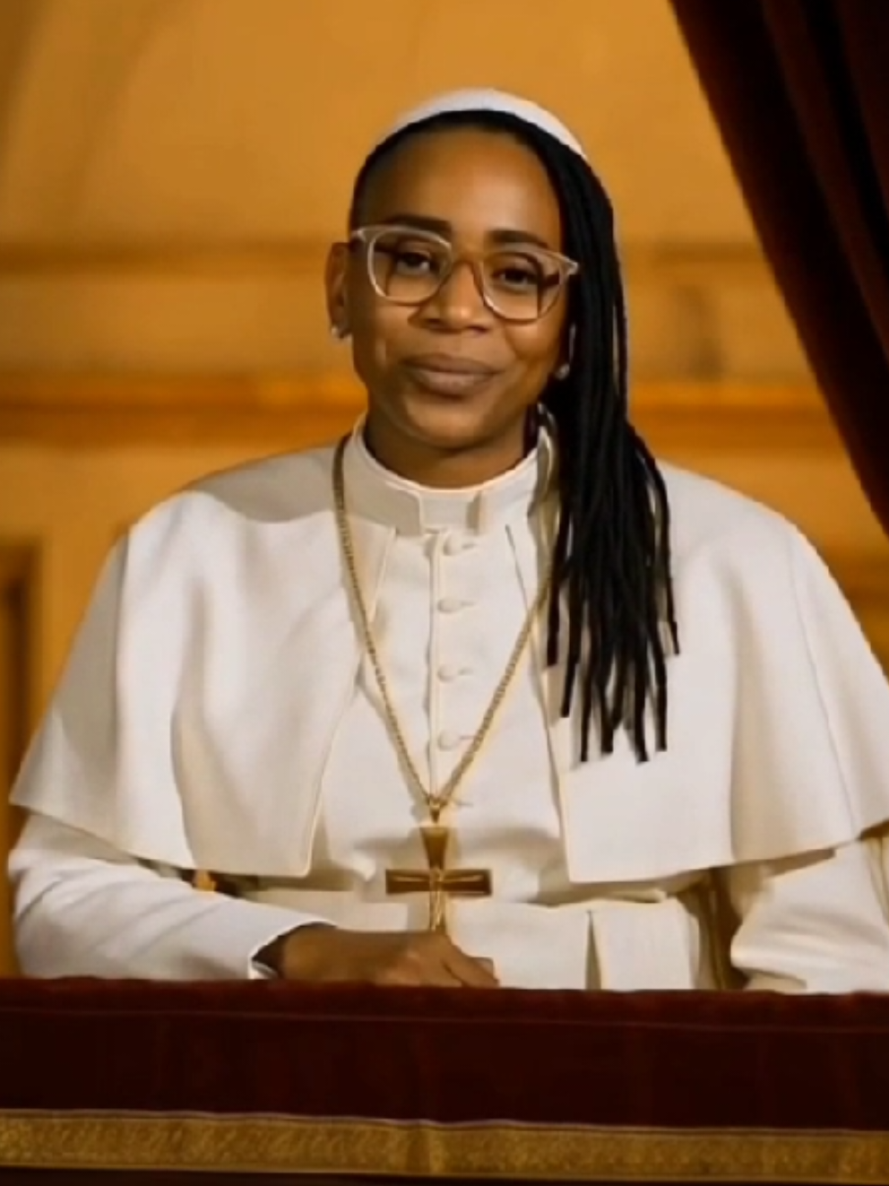 A escolhida é Karol Conclave, Cardeal de Jaquié-patomba. #conclave #vaticano 