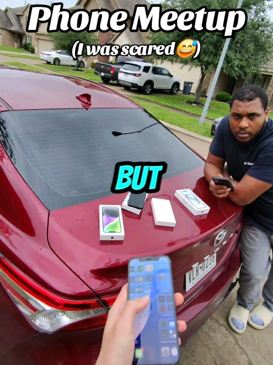 Sketchiest meetup ever 🤦‍♂️😅 #fyp #resell #reselling #reseller #resellingcommunity #iphone #phoneflipping #meetup 