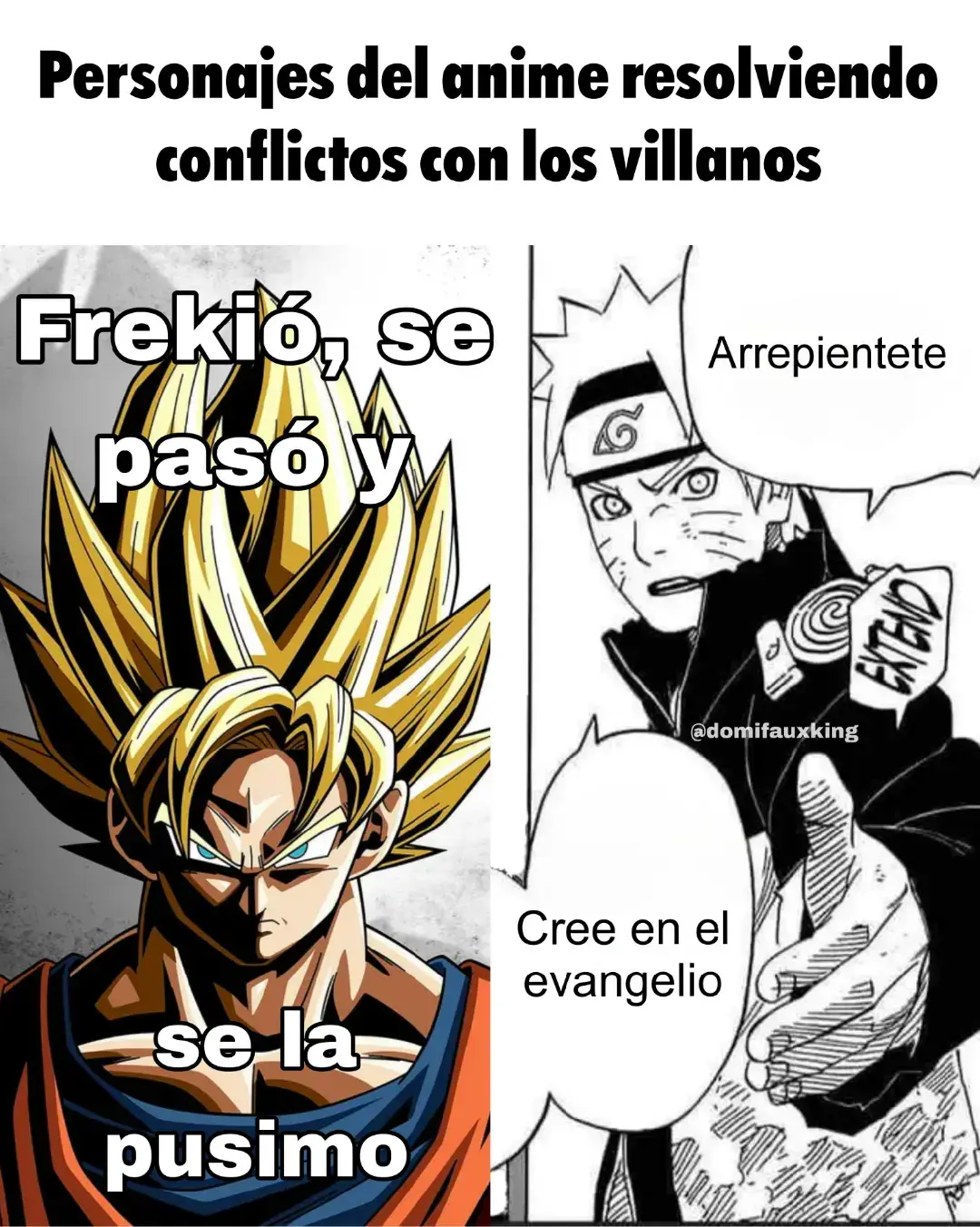 frekió, se pasó y se la pusimo  #fyp #parati #goku #naruto #anime #dbz #shippuden #🇩🇴 #relatable 