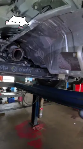 Just us messing around as usual 🐈 #nissan #converter #stolen #cat #mechanic #mechaniclife #auto #autorepair #automotive #fyp