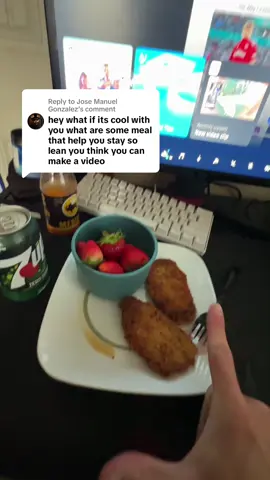 Replying to @Jose Manuel Gonzalez i usually SPAM air fried shredded up chicken breast but this is what i’m having to