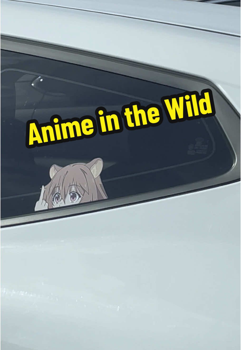 I need to be friends with this person.  #anime #carstickers 