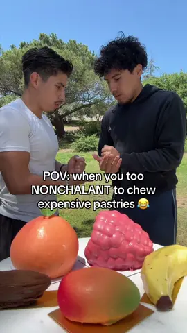 He literally just swallowed them 😭