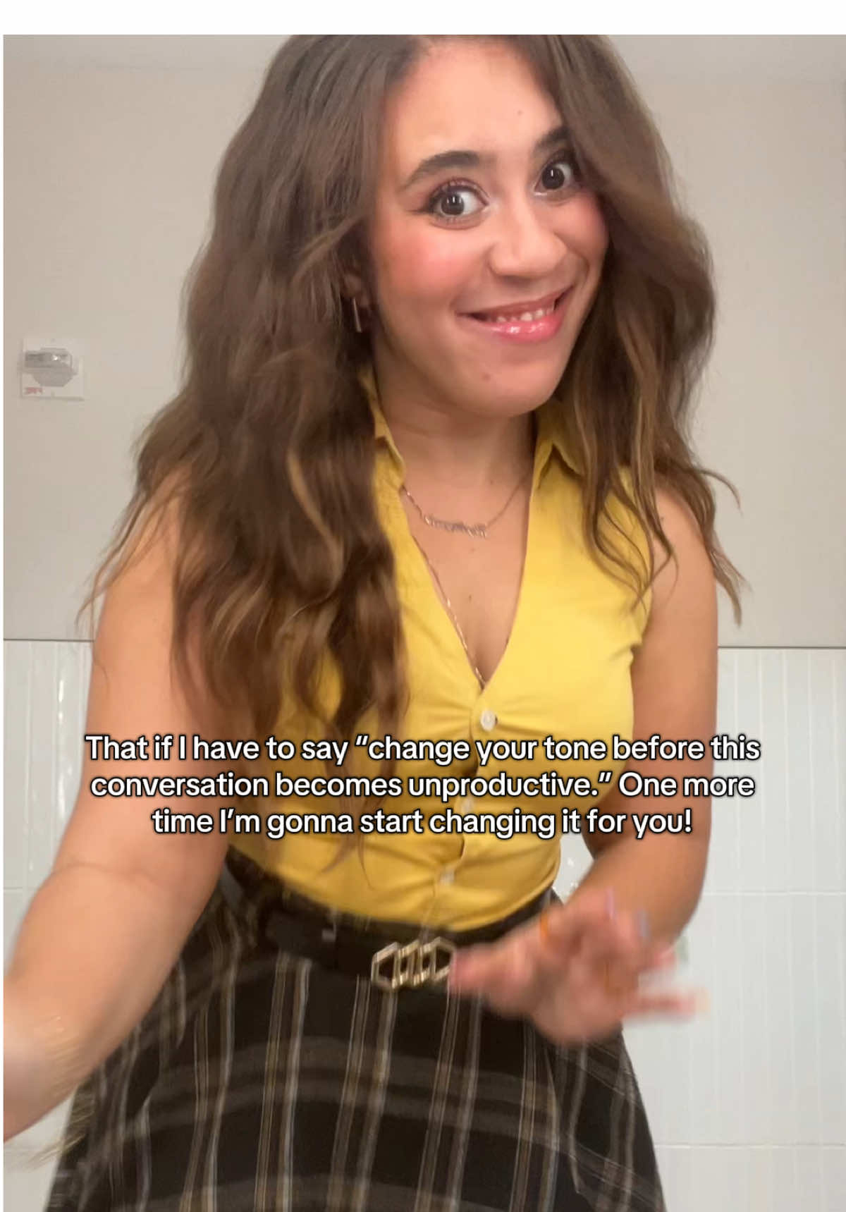 My customer service voice only lasts for so long sweets.  #fyp #fypage #fypシ #angry #tryme #heartbeat #customerservice #nottheone #giveyou #theonetwo #twopiece #and #a #drink 