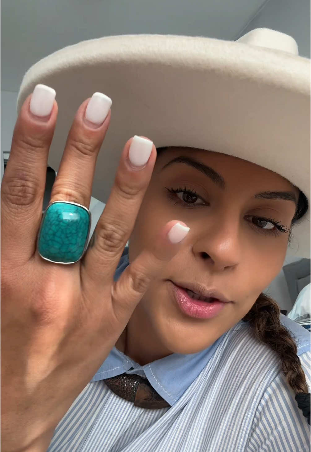 Be honest with me. #cowboycarter #turquoisejewelry #FashionAdvice #concertoutfit #countrymusic 