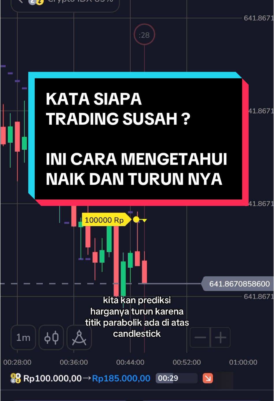 cara mengetahui naik dan turun saat trading #trading #traderpemula #tradingtips #tradingvideo #belajartrading #bisatrading_id 