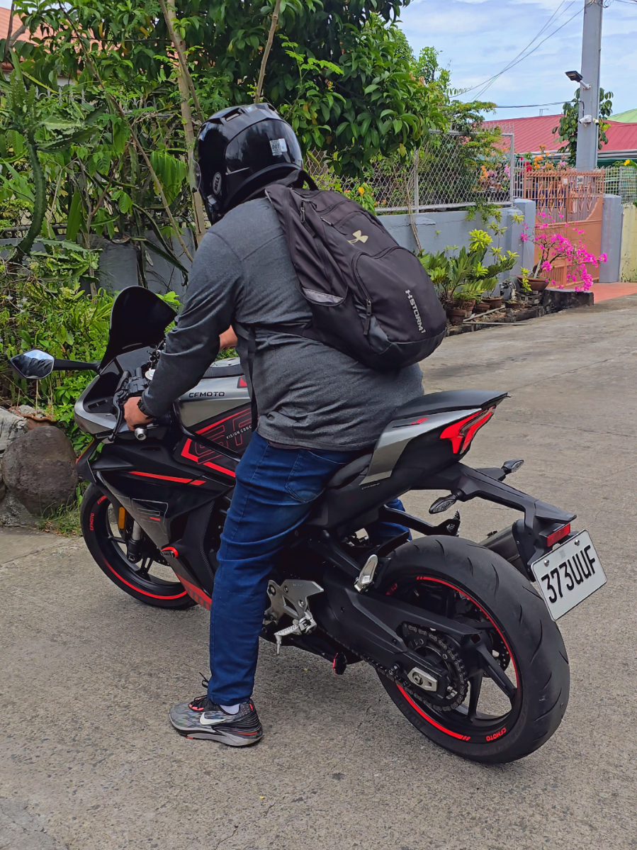 1st long ride with d | #moto #motorcycle #family #fam #rider #bigbike #bike #ride #familytime #bikertok #ladyrider #bonding #idea #longride #motoph #kawasakininja #cfmoto450sr #kawasaki #cfmoto #fypage #fyp