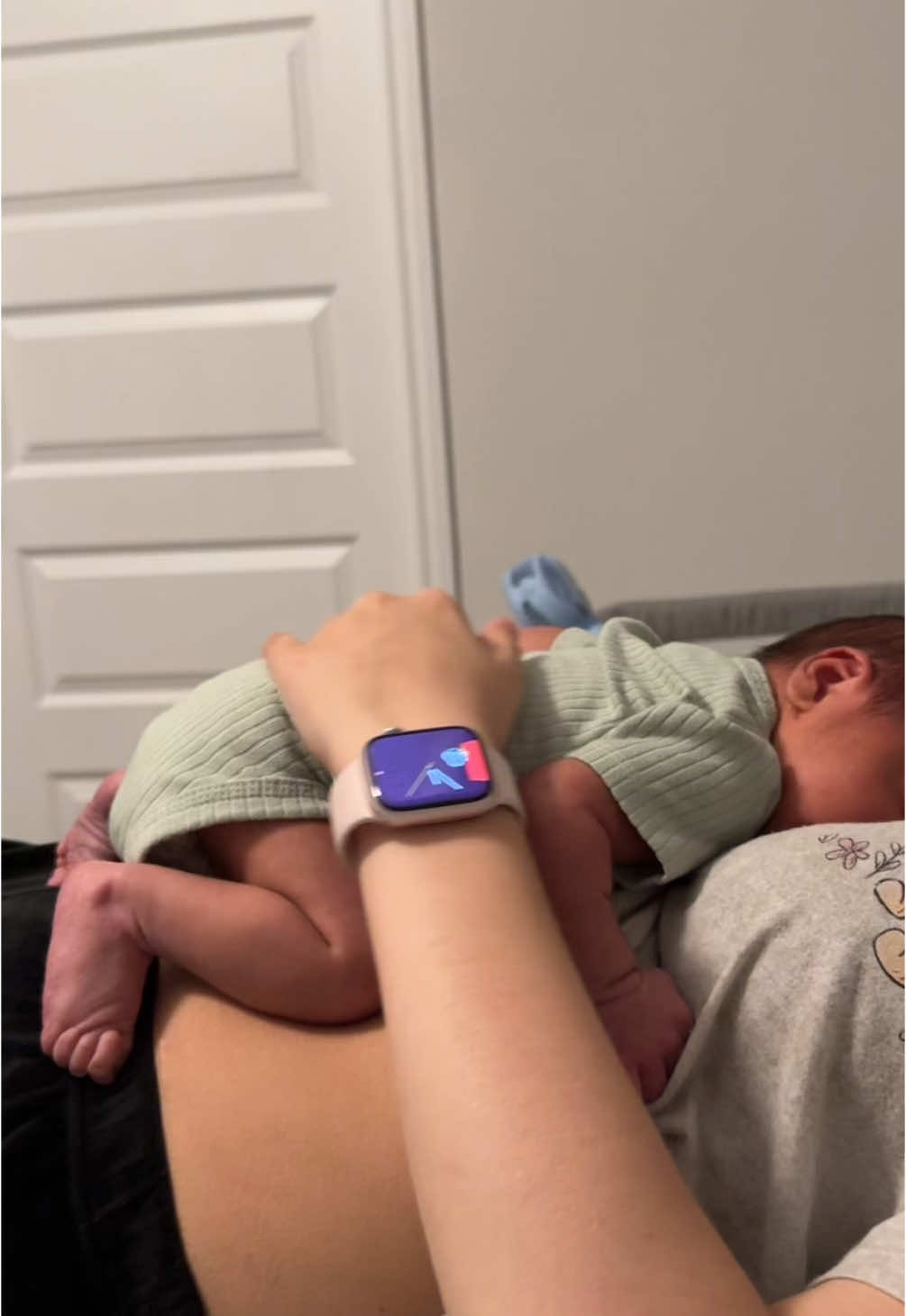 How did he fit inside me?🥹🩵 The first clip was three days before he was born. #fyp #foryoupage #trend #firsttimemom #newborn #baby #pregnancy 