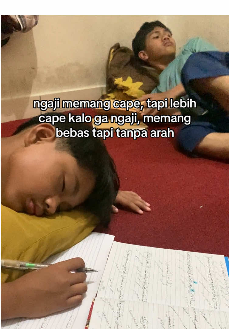 sing saremangat nya mamang teteh santrii kuuh 🤍 #santri #santisalafy #ngaji 