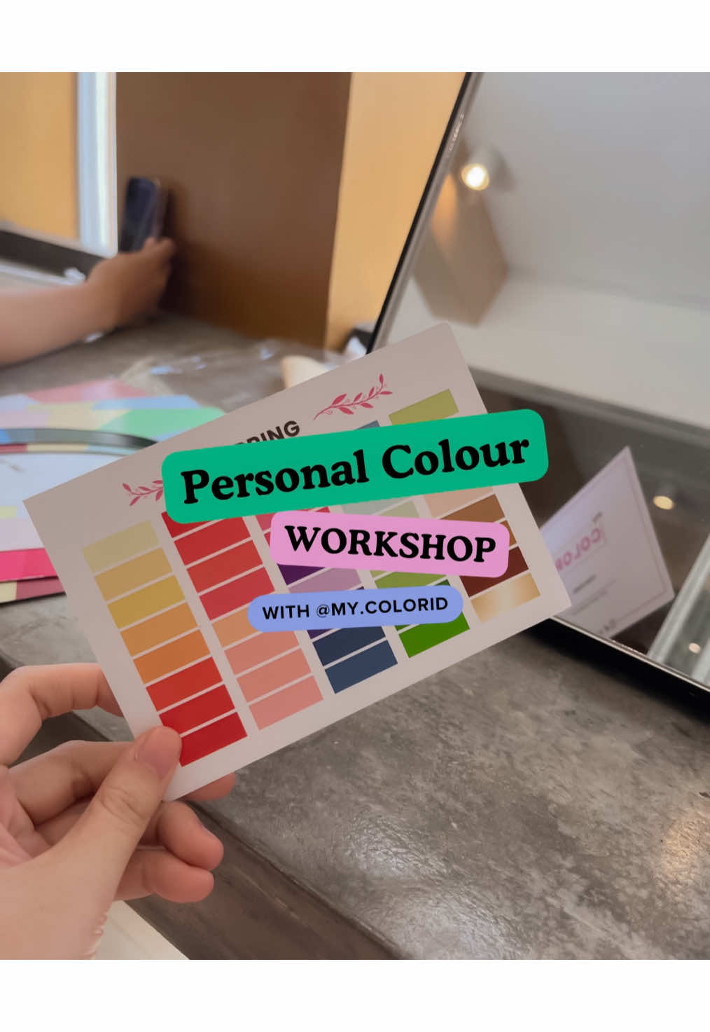 Personal colour analysis workshop with @myCOLOR ID | Personal Color  #personalcolouranalysis #personalcolouranalysisindonesia #bali 