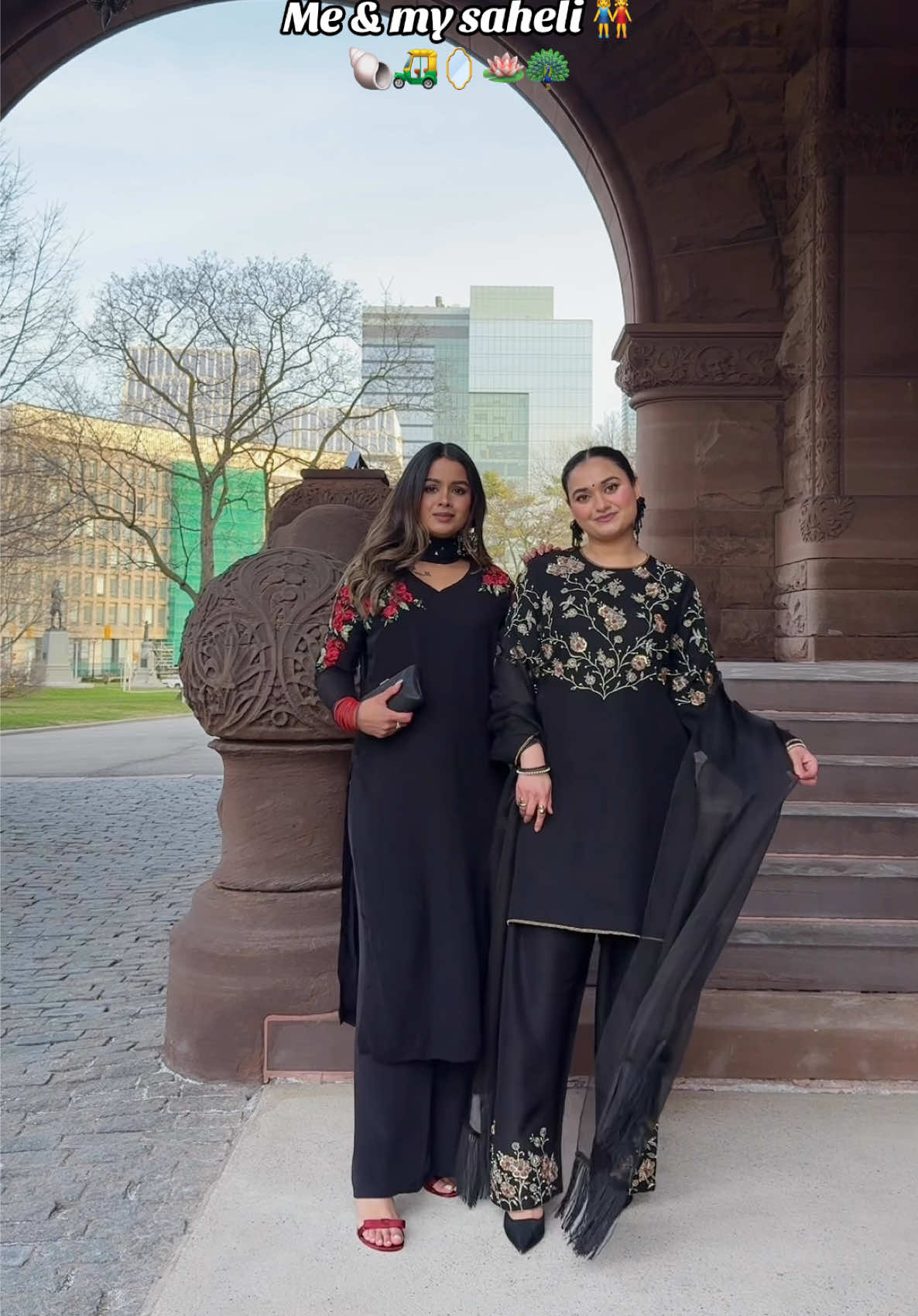 Me & my saheli 👭✨ @Amrit Khehra 🫶 ##gaggudhillon #traditionalattire #suitlover #pakistanistyle #toronto #torontoinfluencer #torontoblogger 