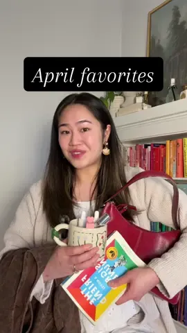 Details on my April faves ⭐️ - The Friend by Sigrid Nunez - Thrifted Liz Claiborne bag - Mediterranean Coin Drop Earrings from @The Met  - Ring @Carmen made me - Romanesque perfume from Summer Hours - Lip stain in Love Punch from @the crème shop  - Triple Acid Peel Serum from @Kiehl's Since 1851  - Gilet from @Damson Madder  - @Liquid I.V. and throat coat tea from @Traditional Medicinals  #aprilfavorites #favoritethings #monthlywrapup #books #perfume #jewelry #thrifting #damsonmadder #skincare #perfumetok #balloonbreath 
