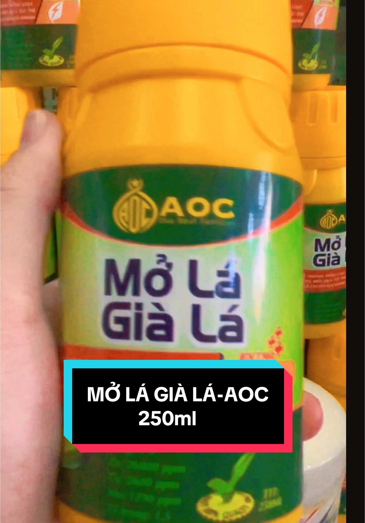 mở lá già lá 250ml pha 200l nước- AOC-cty Ánh Nông #mởlánhanh #giàlácựcnhanh #aocroptop #VTNNThuCúc 