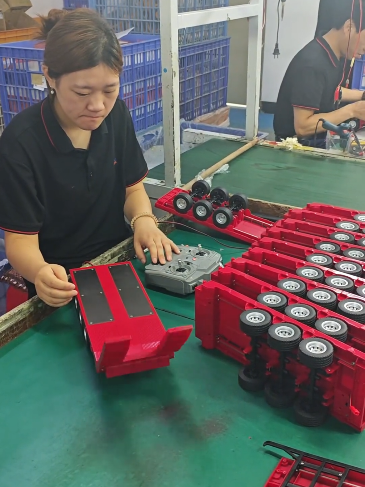 dây chuyền lắp ráp xe đầu kéo Scania 770S 1/18 hunia 1501 tại nhà máy HuniaToy nổi tiếng #xuhuong #toys #rccar #rc #rctruck #xedieukhien 