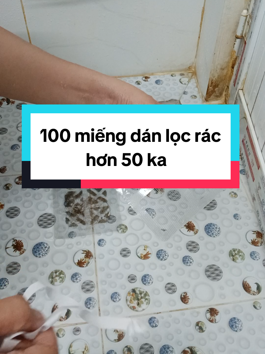 100 miếng dán thoát nước, lọc rác hơn 50 ka #meduahau19 #xuhuong #miengdanthoatnuocnhatam 