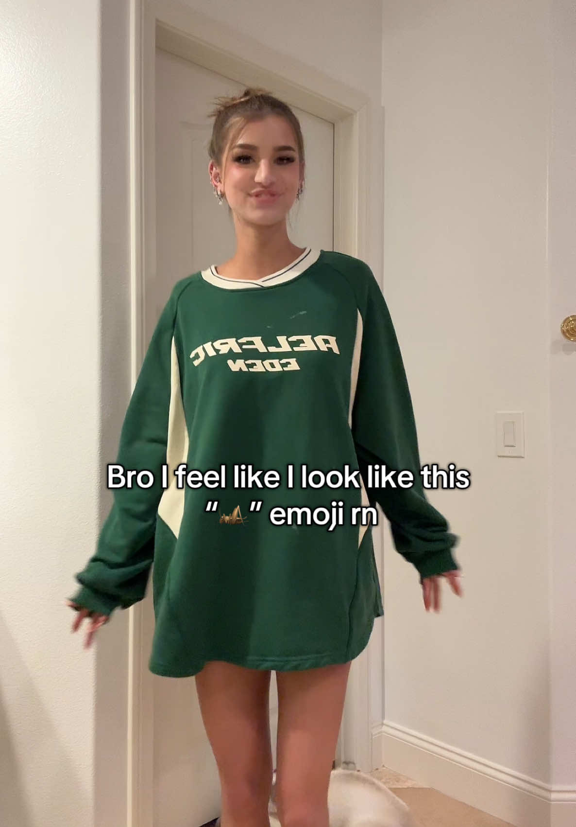 I think it’s my sweater 