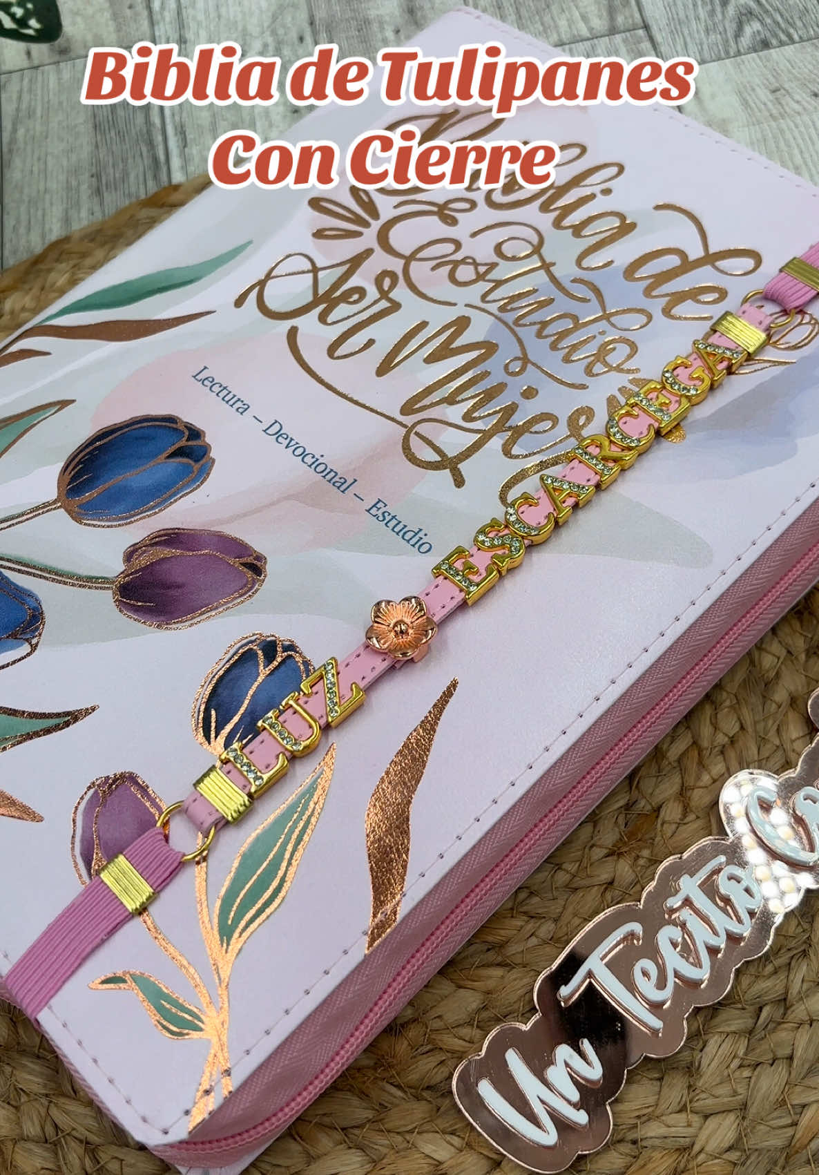 Ordené en el 252-740-4009 con envíos a todo USA y PR. #untecitocondios #bibliaspersonalizadas #reinavalera1960 #bibliadetulipanes #sermujer #bibliaspersonalizadasusa #tiendadebiblias #bibliarosada 