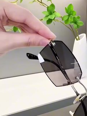 My parents bought a pair of reading glasses that can see far and near, with smart zoom