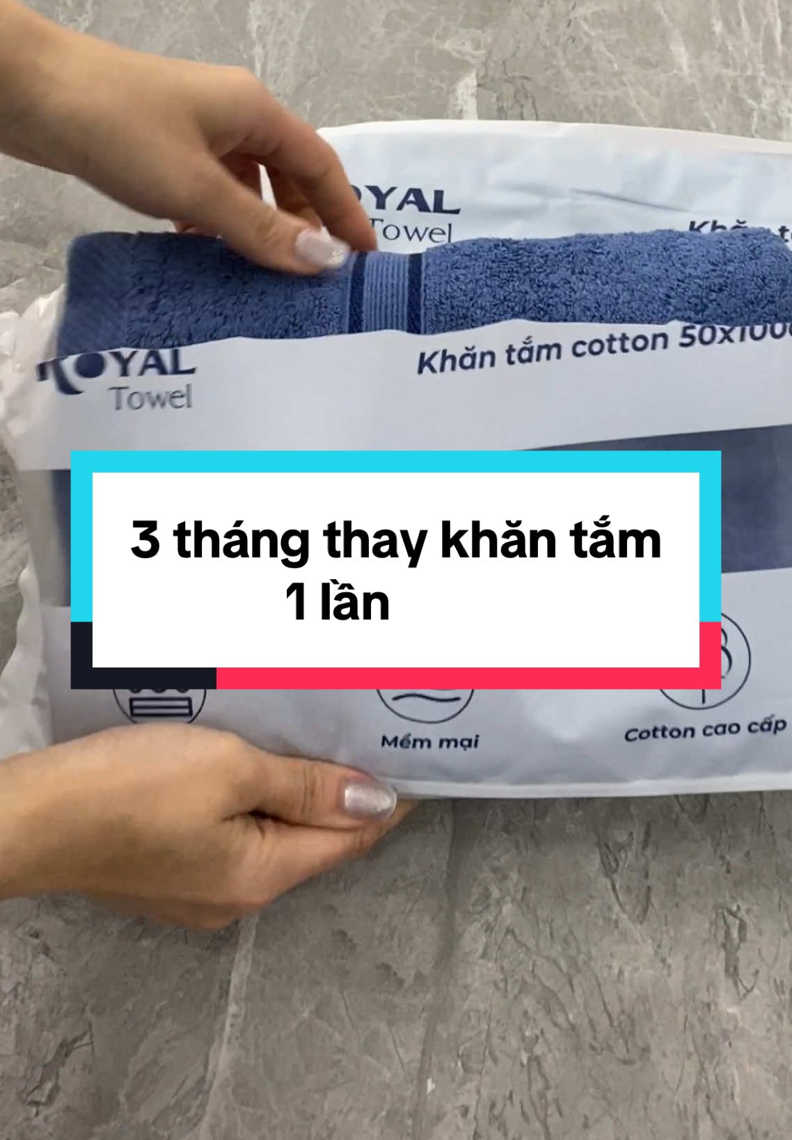 Khăn tắm nhà tui ai cũng mê, dùng mấy năm nay rồi, dùng thích lắm mọi người ơiii #khantamcaocap #khantamroyal #xuhuong 