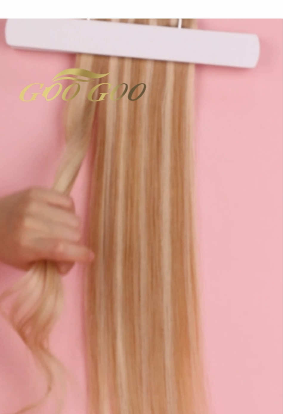 GOOGOO TAPE IN HAIR EXTENSIONS 💕100% human hair, can by curled and straightened as you like#googoohairuk #googoohair #googoohairextensions #humanhairextensions #hairstyle #tapeinextensions  