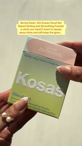 Love Kosas new Cloud Set Baked Setting and Smoothing Powder..  Gives an immediate brightening effect, looks natural, sweeps away shine not the glow.. Comes in 3 shades.. @Kosas - gifted #creatorsearchinsights #kosas #kosascloudset #kosascloudsetpowder #kosaspowder #bakingpowder #brighteningpowder #tiktokshopmemorialday #tiktokshopmothersday #ifyouknowyouknow #dealsforyoudays #tiktokshopsummerturnup 