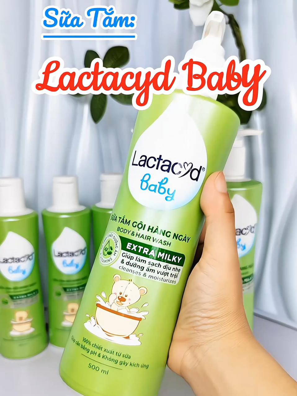 Sữa tắm gội Lactacyd 500ml cho bé đang sêu hời, ba mẹ nhanh tay nha#suatamlactacyd #suatamchobe #lactacyd #suatamgoichobe #mebimsua #xh #lenxuhuong 