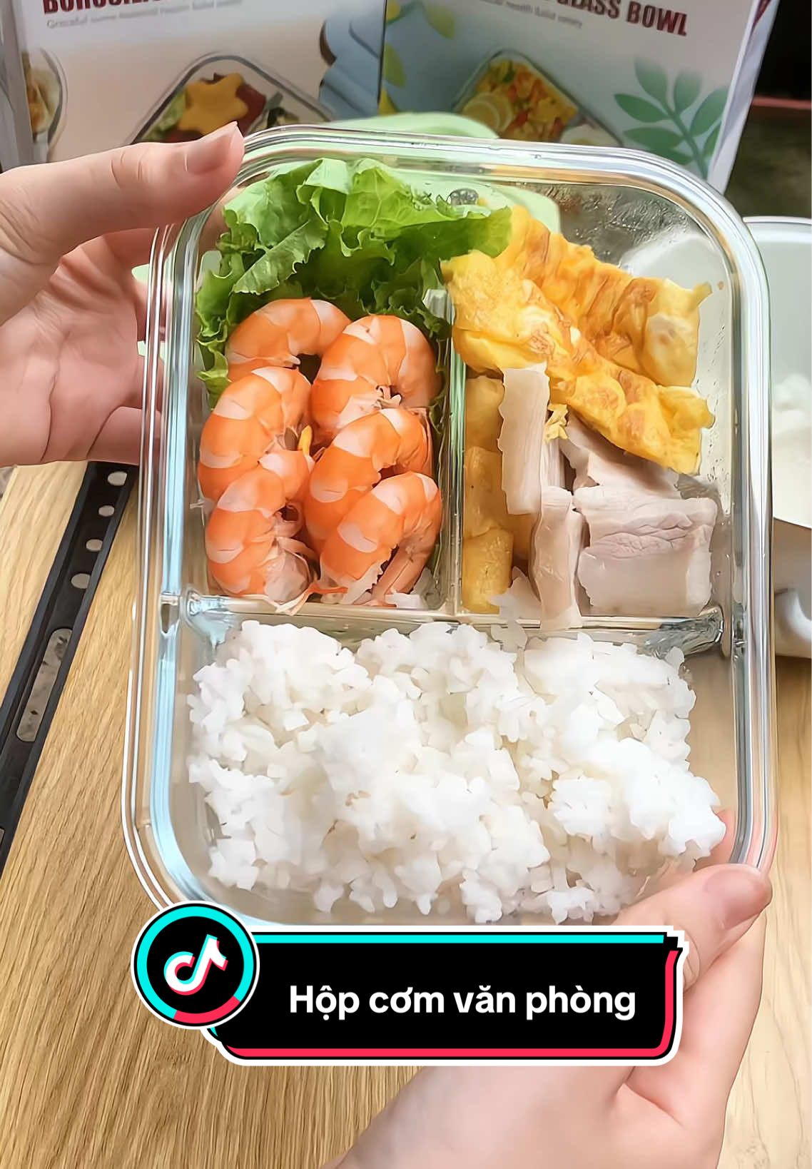 Hộp cơm văn phòng thuỷ tinh tiện lợi, nhiều ngăn #tienich #giadungthongminh #giadungtienich #hopcomvanphong #hopcomgiunhiet 