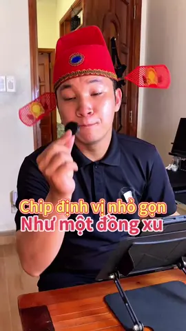 Chip định vị nhỏ gọn như đồng xu #datdungdua #hoccungtiktok #yeucongnghe #Thanhcongnghe #thuthuatcongnghe #chipdinhvi 