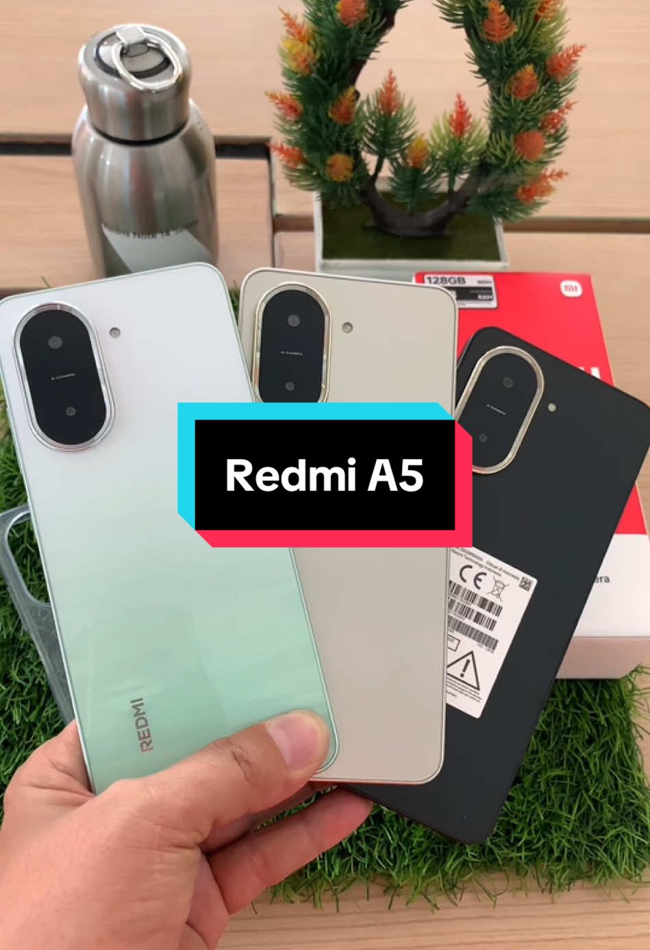 New Redmi A5 Harga Terjangkau Desain Mewah *Layar 6.88” display *32MP Dual Camera *Processor Powerful octa-vore *Baterai 5200mAh *Fingerprint,face unlock Garansi 15 Bulan lebih lama dari mereka🫵🏻 #fyp #tiktok #affiliatetiktok #xiaomiindonesia #xiaomi #redmia5 