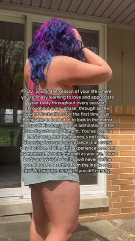 It’s been quite the journey and I can say I’m really happy and proud of where I’ve arrived in my body as of lately. I know my journey is far from over, but I will say I’m happy and excited to continue to build, grow, and evolve from a place of love, compassion, and kindness for myself and this vessel that is housing my soul 🥰