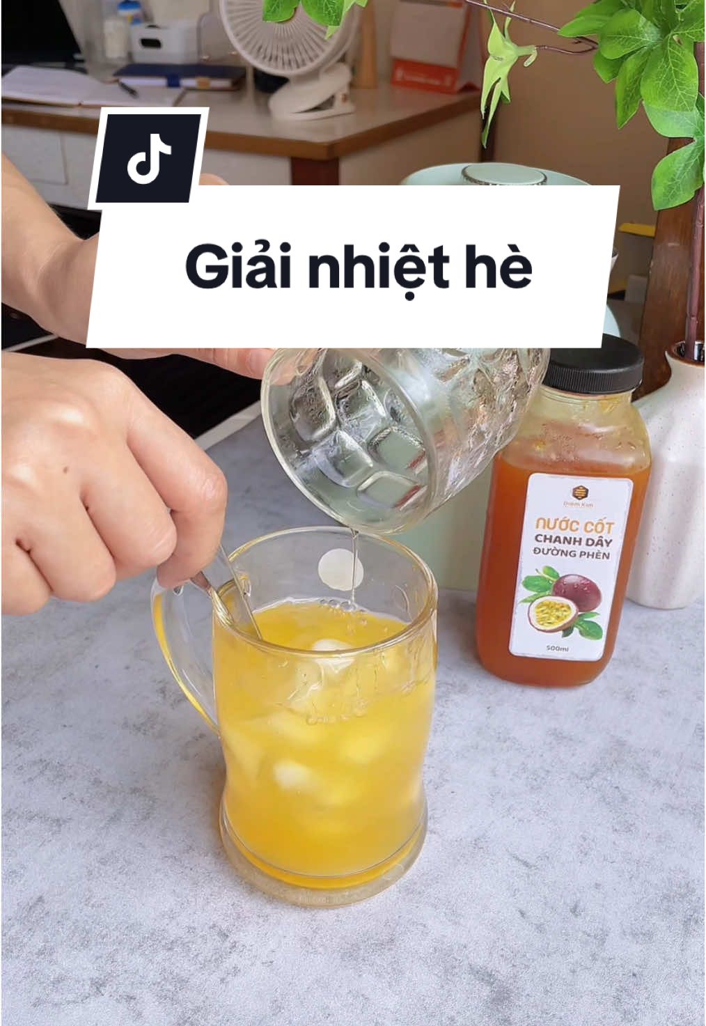 Giải nhiệt hè các bác ơi #xuhuongtiktok #xuhuong #viral #nuoccotchanhday 