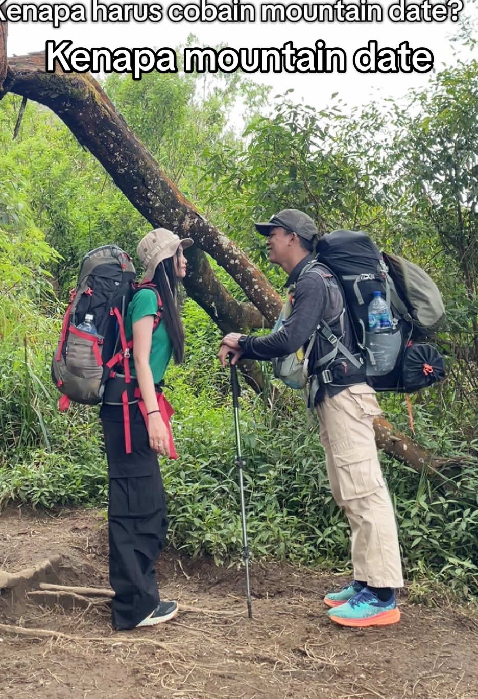 Mountaindate ngajarin banyak banget makna memperjuangkan. #foryou #foryoupage #pendakiindonesia 