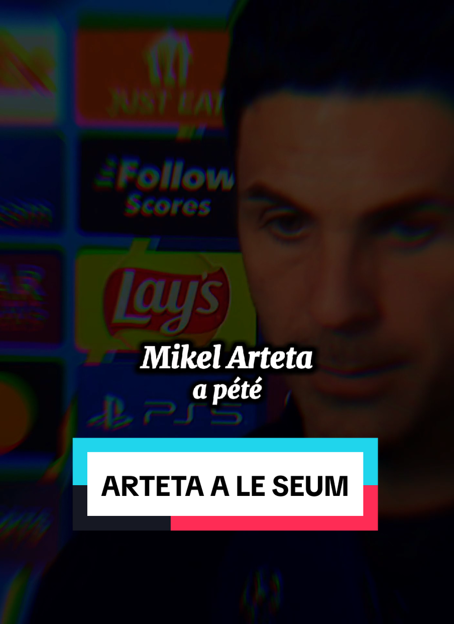 Arteta a le seum. #psg #parissaintgermain #psgarsenal #arsenal #parcdesprinces  #championsleague #liguedeschampions #ucl #footballtiktok 