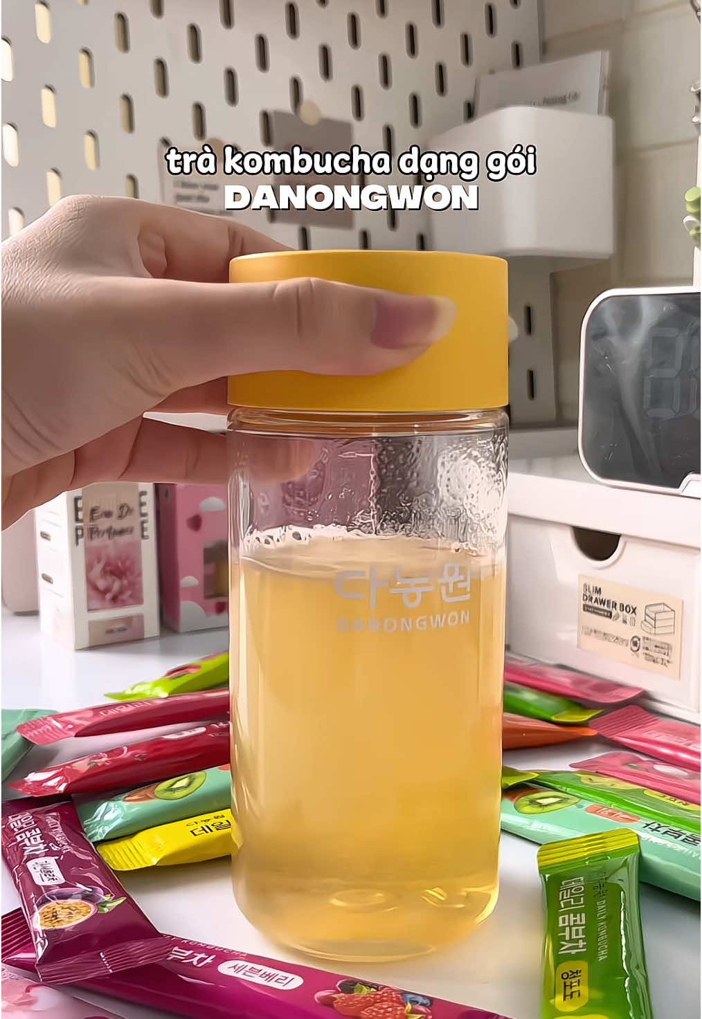Uống ngon lắmm #unbox #review #trakombucha #trakombuchatraicay #trakombuchadanggoi #kombuchadanggoi #trakombuchadanongwon #foryou #fyp #viral #trending 