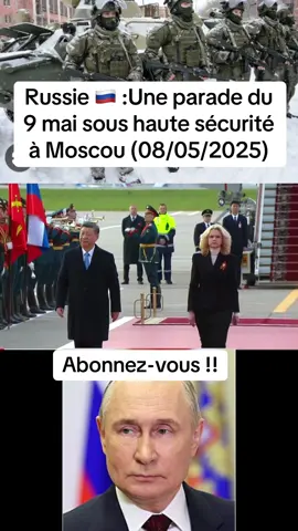 La Russie s’apprête à son défiler du 9 mai.vos réactions ?#russie #armeerusse🇷🇺 #defiler #poutine #chine 