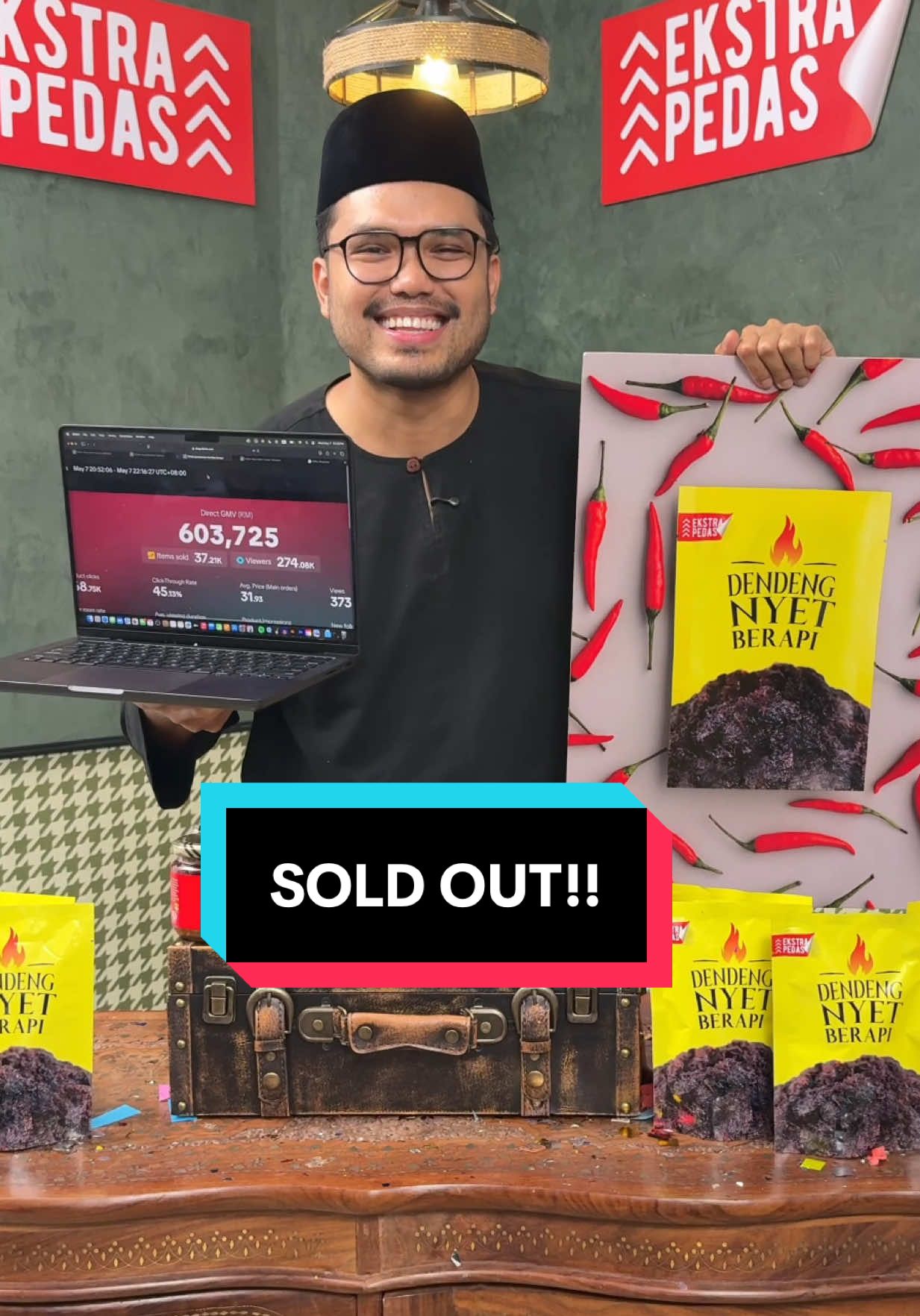 Kalau ada dekat bag kuning maksudnya kita dah restock! 😁😁