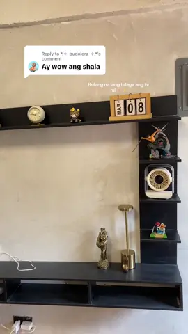 Replying to @*.✧ budolera ✧.* wala pang 1k to mi at sobrang gandaa talaga nyaaa #wallmountedtvcabinet #cabinet #decor #roomrenovation 