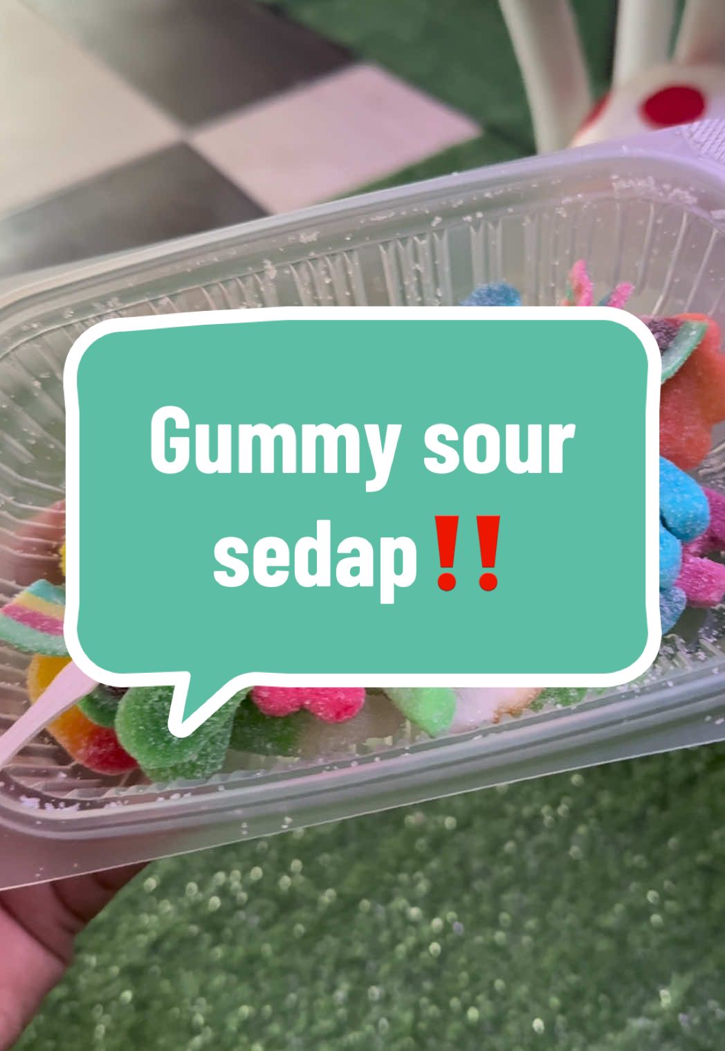 Jangan beli sikit2, nanti menyesal kena repeat lagi🤭 #fyp #trending #gummyviral #sourbelt #gummysour #aybamxgummy 