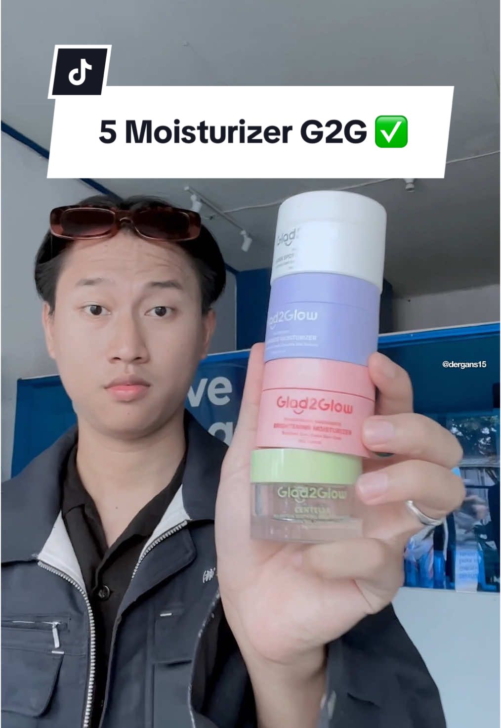 5 Rekomendasi moisturizer Glad2Glow ! Gas sikattt 🔥 #g2g #glad2glow #glad2glowid #moisturizer #moisturizerviral #skincareroutine #dergans15 